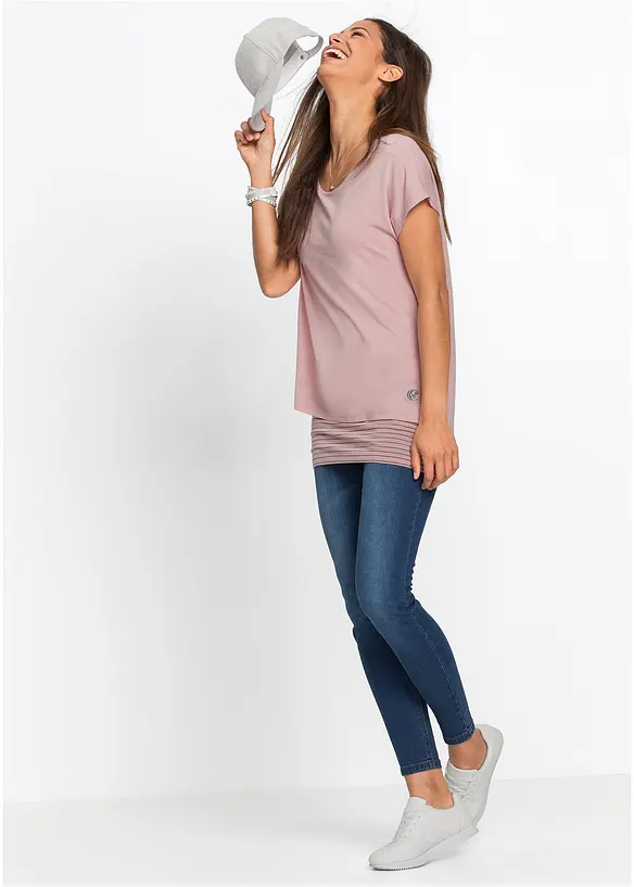 Maglia lunga in morbido misto viscosa, bonprix