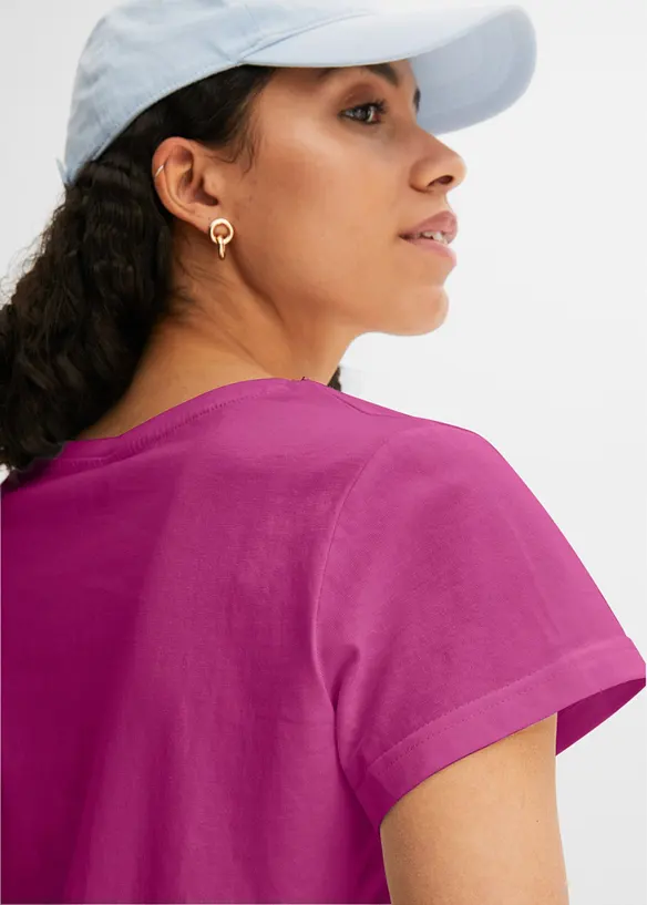 Maglia con scollo rotondo e maniche corte (pacco da 5), bonprix