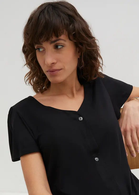 Maglia con bottoni, bonprix