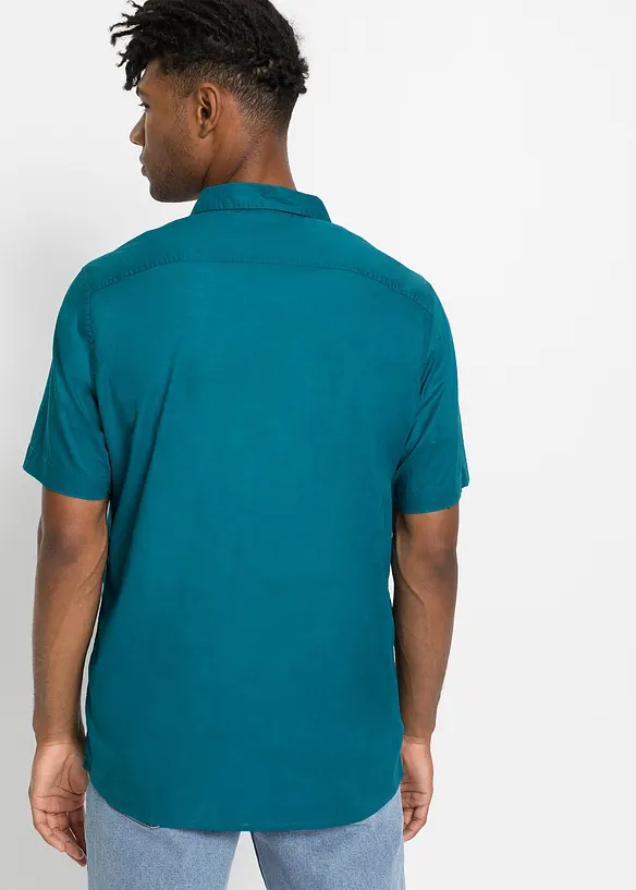 Camicia a maniche corte in puro cotone, bonprix