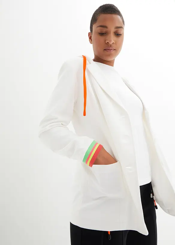 Blazer in felpa di misto viscosa, bonprix