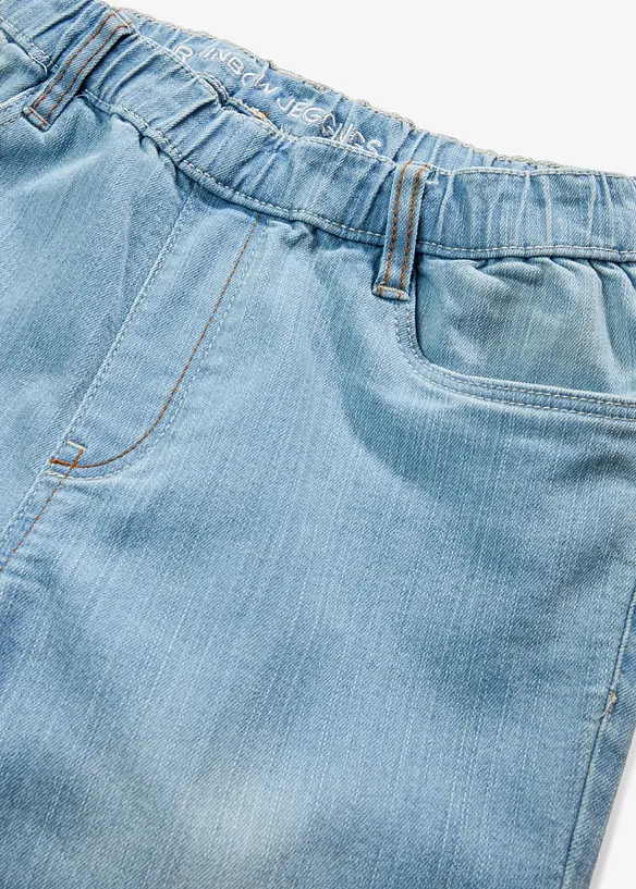 Jeggings skinny con cinta comoda, vita media, bonprix