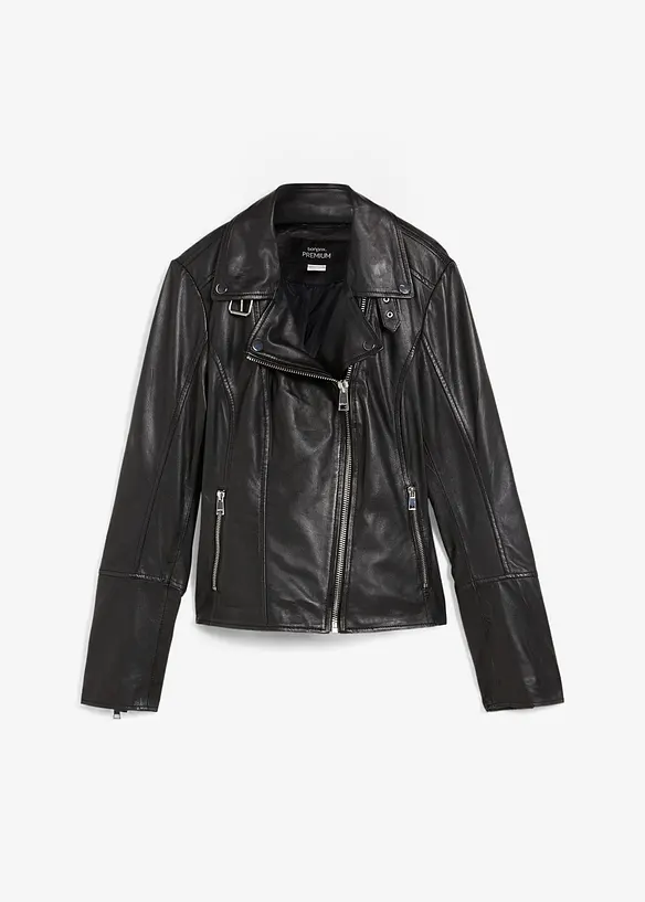 Giacca biker in nappa, bonprix