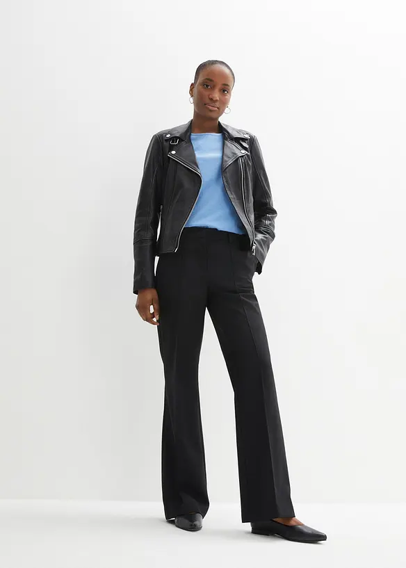 Giacca biker in nappa, bonprix