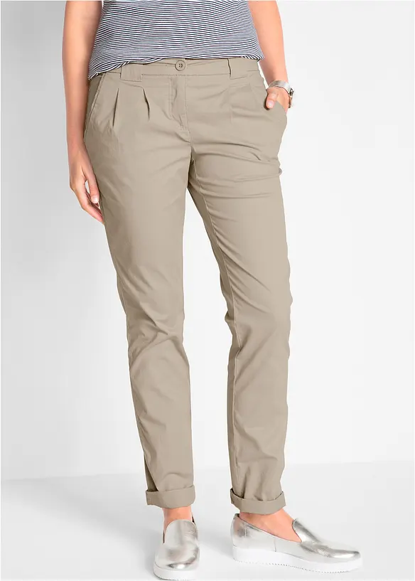 Pantaloni chino elasticizzati, bonprix
