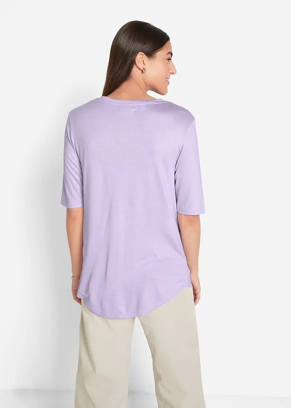 Maglia lunga in morbida viscosa (pacco da 2), bonprix