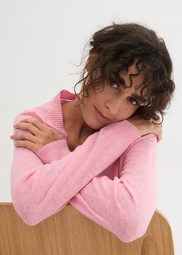 Cardigan in filato fine di cotone, bonprix