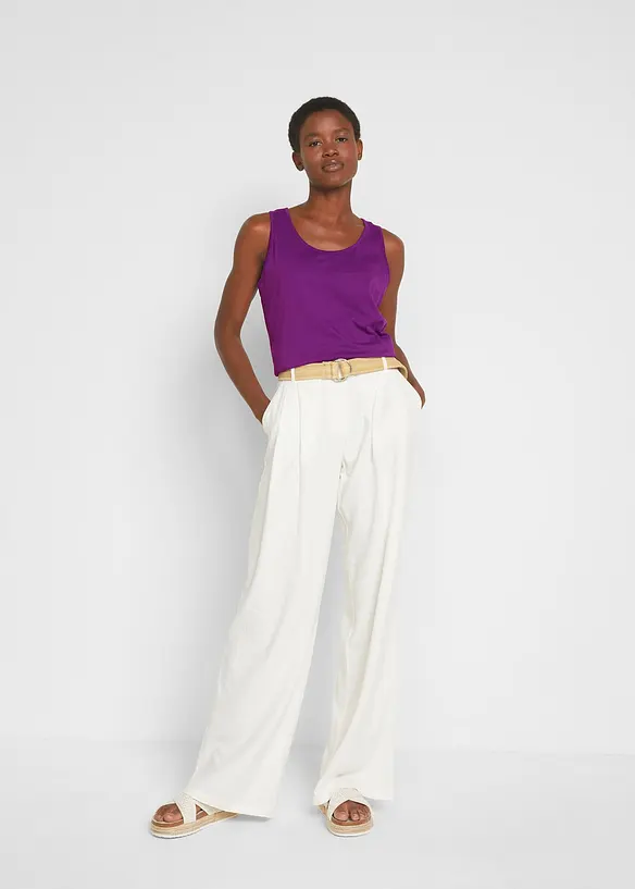 Top lungo in puro cotone (pacco da 5), bonprix