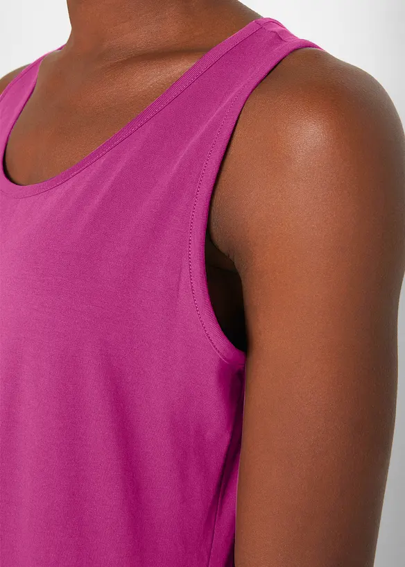 Top lungo in puro cotone (pacco da 5), bonprix