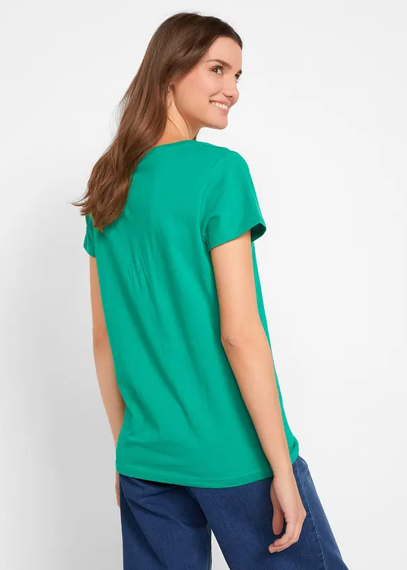 Maglia con scollo rotondo (pacco da 5), bonprix