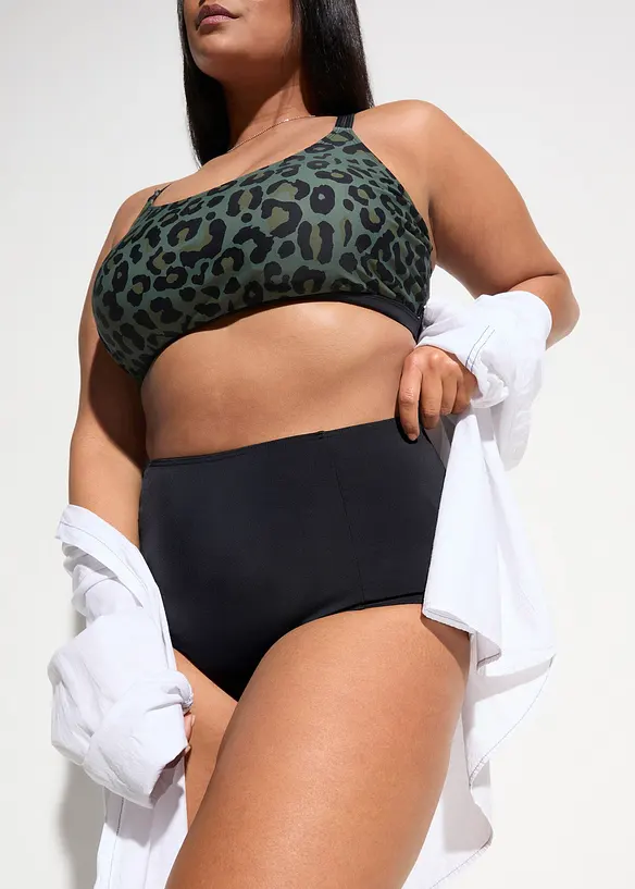 Slip per bikini a vita alta, bonprix