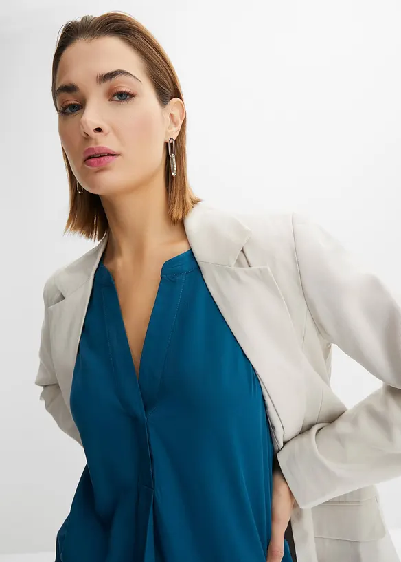 Maglione a trecce in puro cotone biologico riciclabile, bonprix