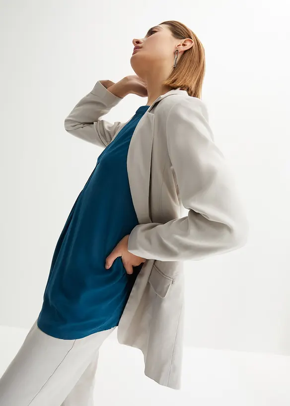 Maglione a trecce in puro cotone biologico riciclabile, bonprix