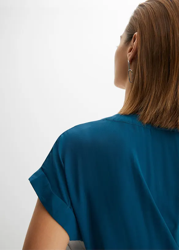 Maglione a trecce in puro cotone biologico riciclabile, bonprix