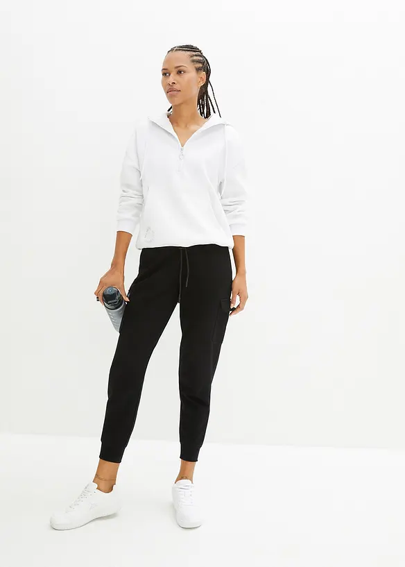 Pantaloni da jogging con tasche cargo, bonprix