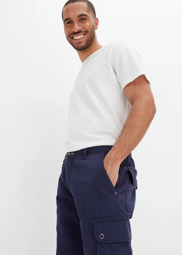 Bermuda cargo in puro cotone, regular fit, bonprix