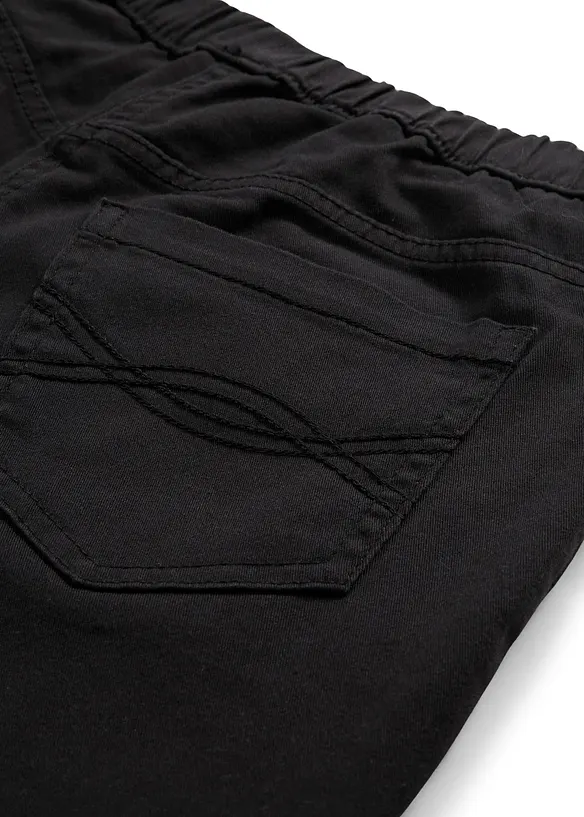 Pantaloni cropped elasticizzati, bonprix