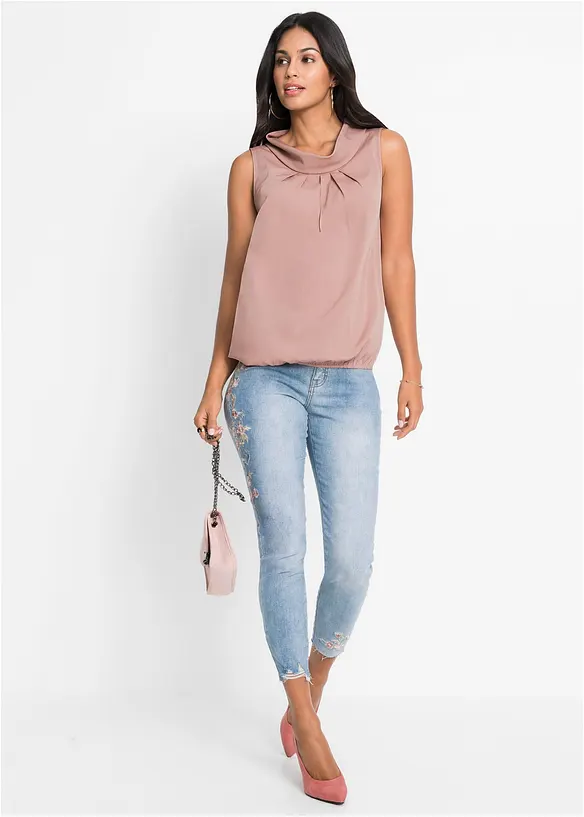 Top in poliestere riciclato, bonprix