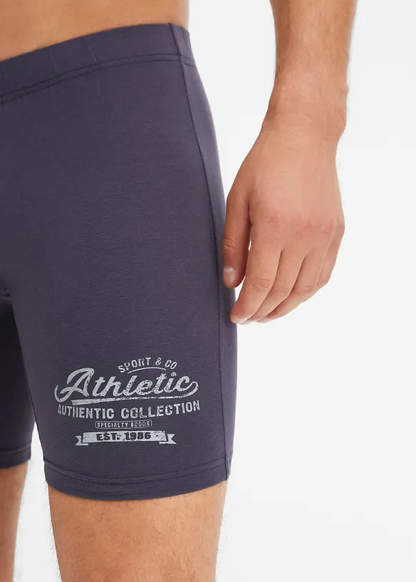 Boxer lunghi aderenti con cotone biologico (pacco da 2), bonprix