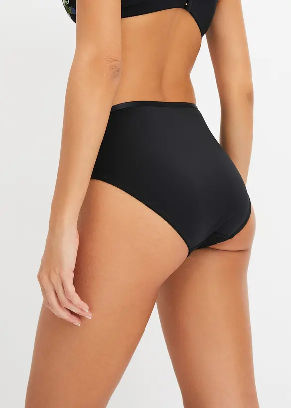 Slip alto con ricami, bonprix