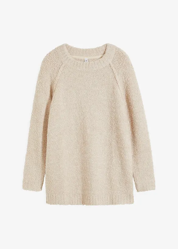 Maglione in filato teddy grosso, bonprix