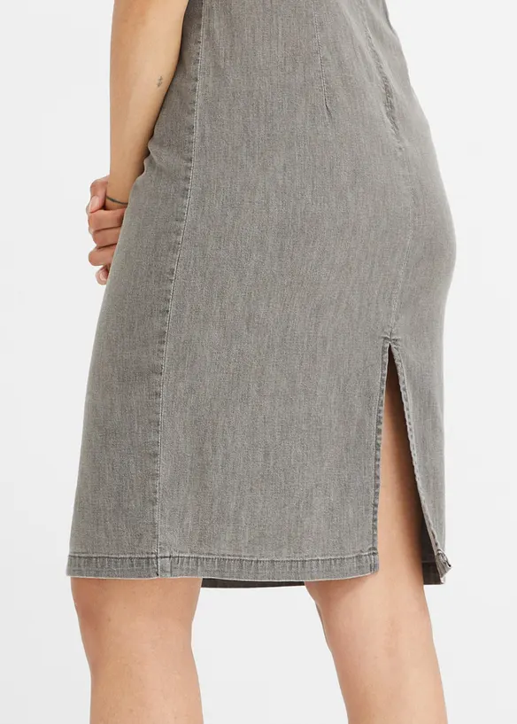 Abito di jeans al ginocchio, bonprix