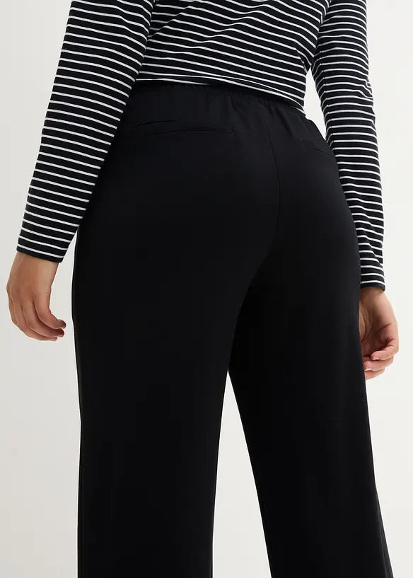 Pantaloni larghi in misto viscosa, bonprix