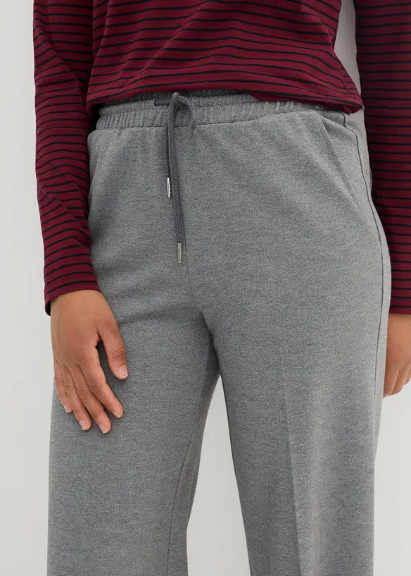 Pantaloni larghi in misto viscosa, bonprix