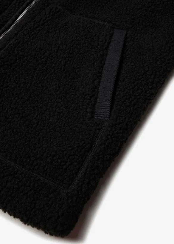 Giacca in pile teddy imbottita, bonprix