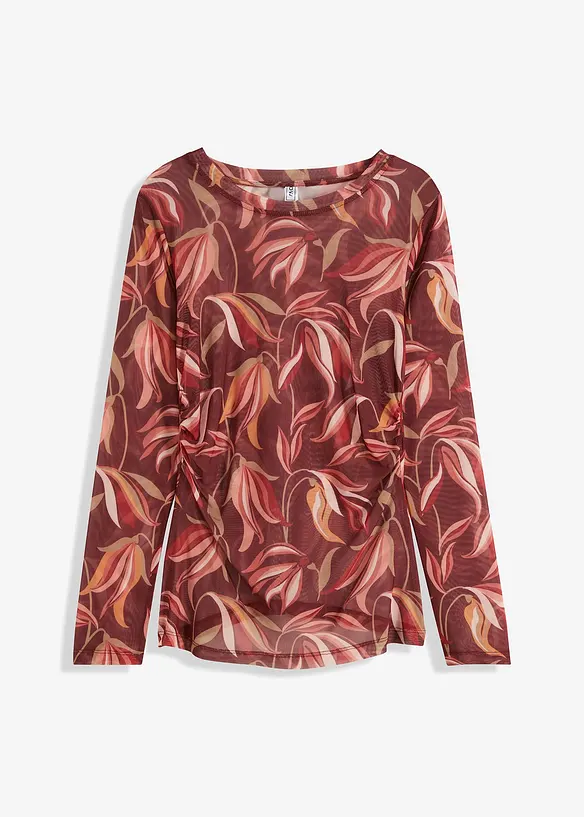 Maglia a maniche lunghe in mesh, bonprix