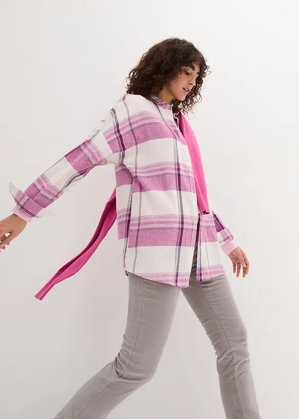 Camicia in flanella di puro cotone, bonprix