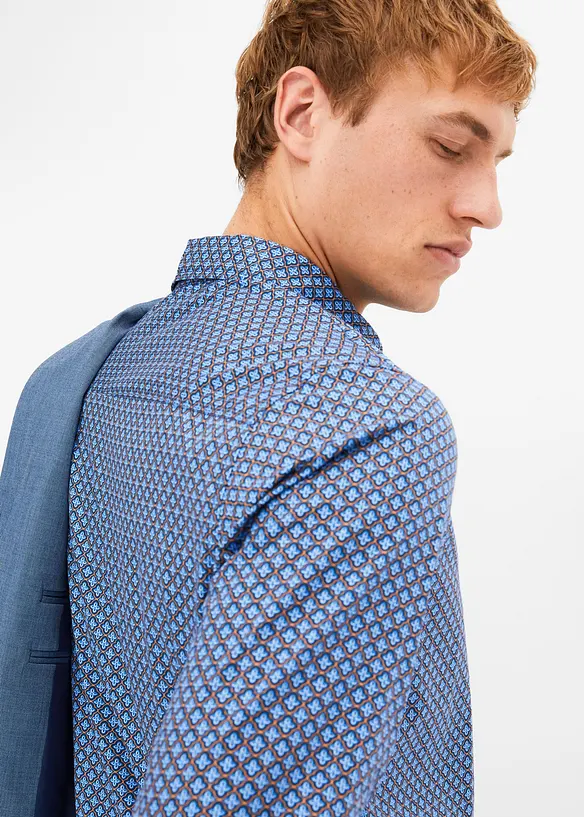 Camicia a maniche lunghe in fantasia, bonprix