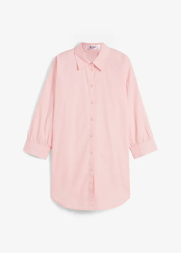 Camicetta oversize in cotone con maniche a 3/4, bonprix