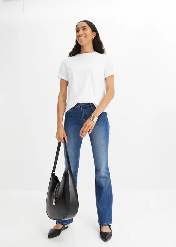 T-shirt in puro cotone biologico pesante, bonprix