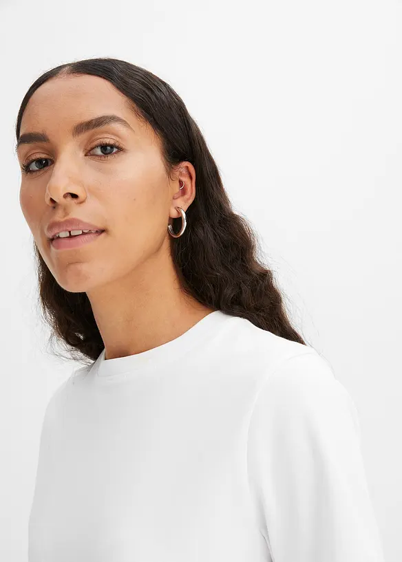 T-shirt in puro cotone biologico pesante, bonprix