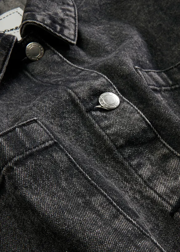 Giacca-camicia oversize in jeans di cotone biologico, bonprix