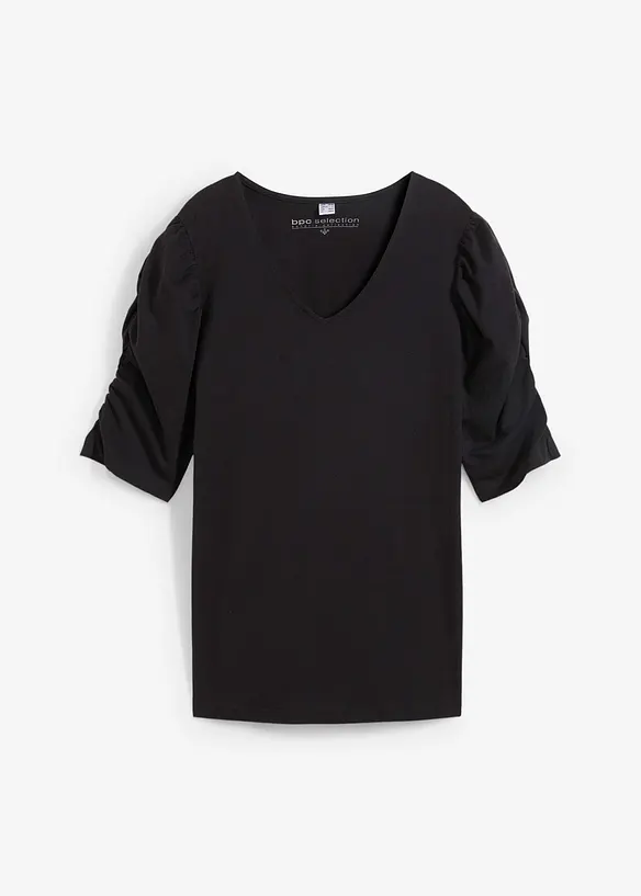 Maglia con maniche a sbuffo, bonprix