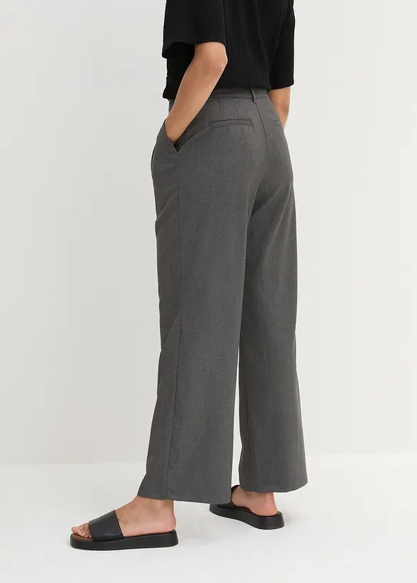 Pantaloni a palazzo a vita alta, bonprix