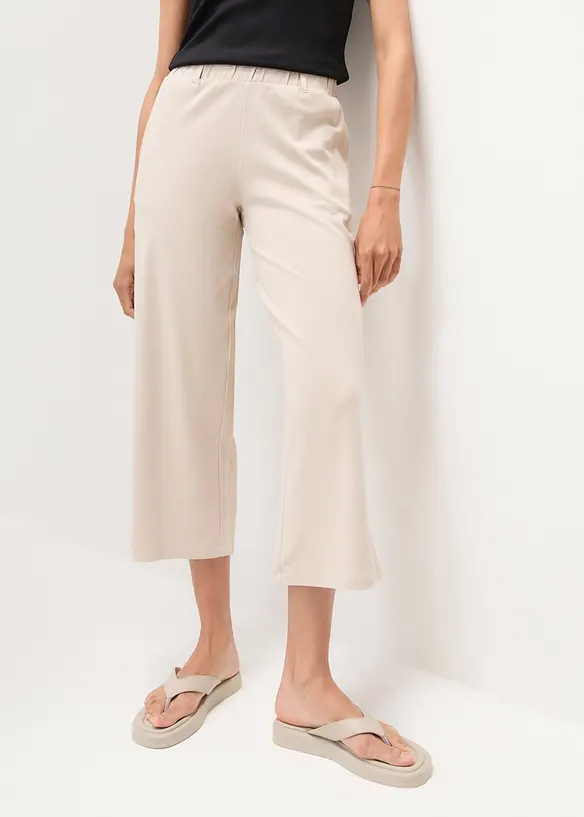 Pantaloni culotte in puro cotone biologico, bonprix