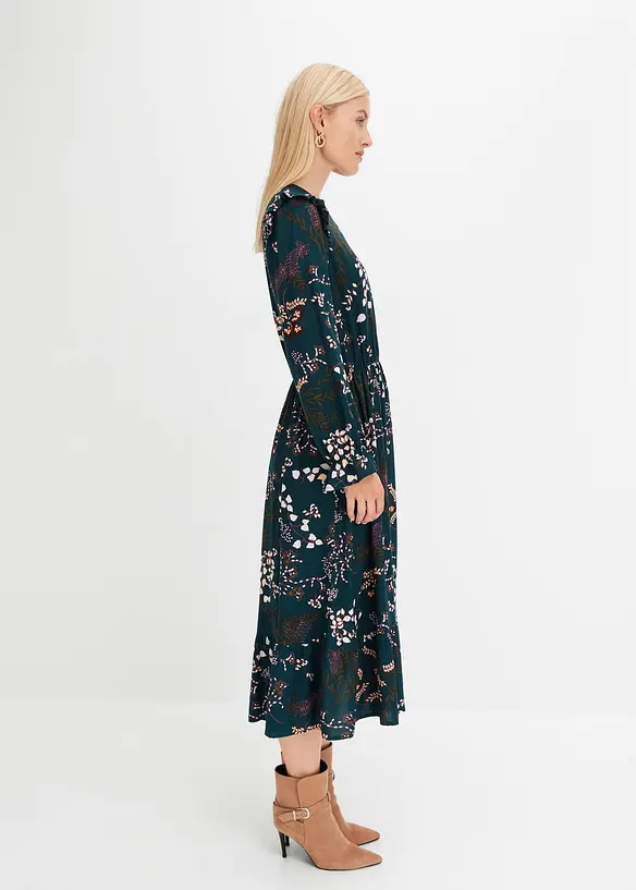 Abito midi in pura viscosa, bonprix