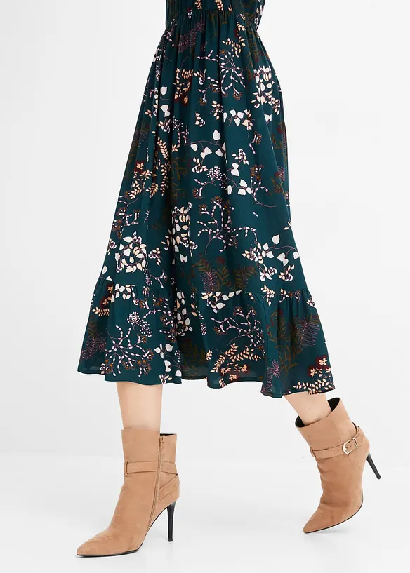 Abito midi in pura viscosa, bonprix