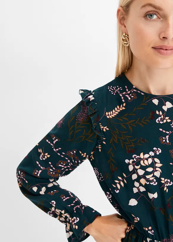 Abito midi in pura viscosa, bonprix