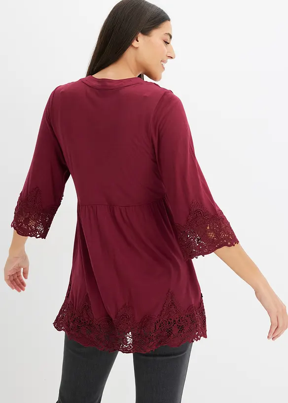 Maglia lunga in viscosa, bonprix