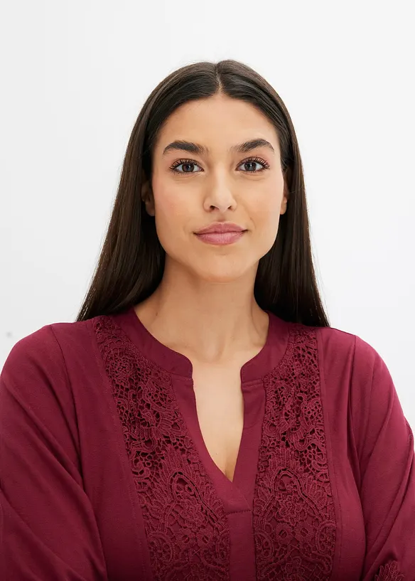 Maglia lunga in viscosa, bonprix