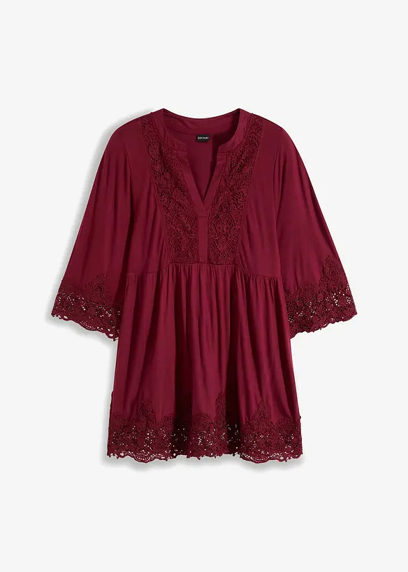 Maglia lunga in viscosa, bonprix