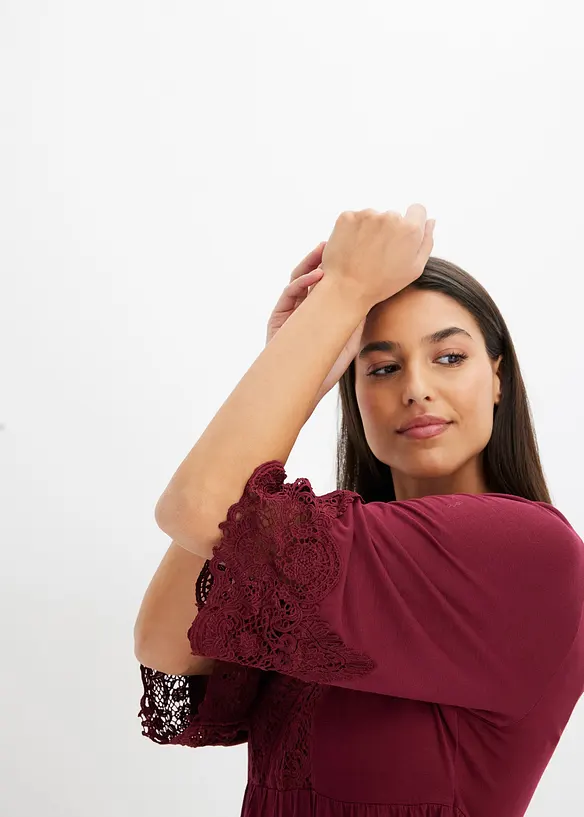 Maglia lunga in viscosa, bonprix