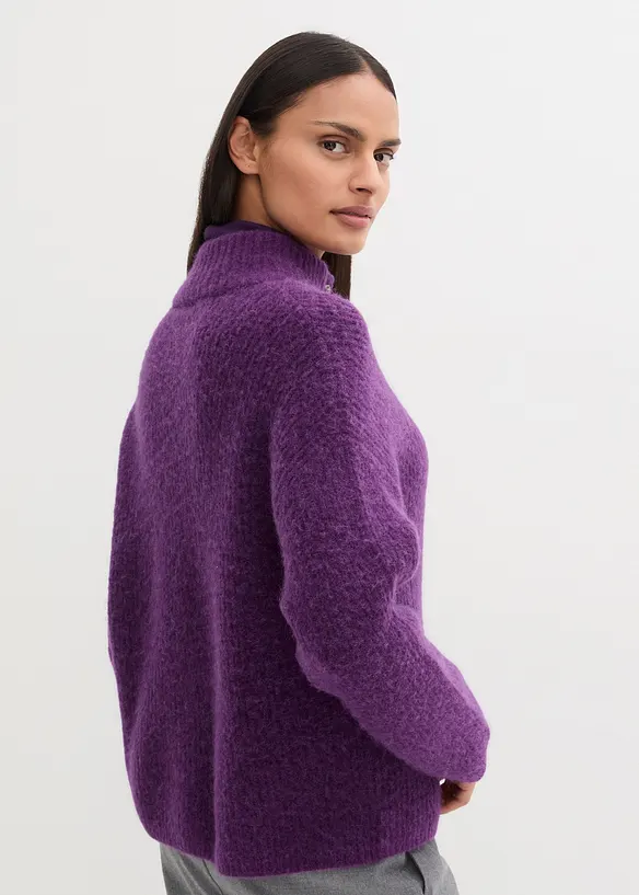 Maglione oversize con lana di alpaca, bonprix