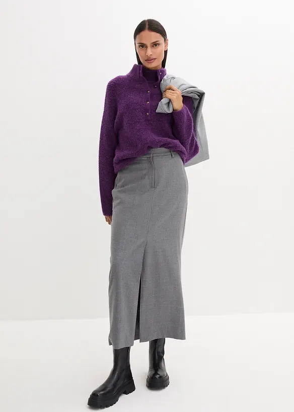 Maglione oversize con lana di alpaca, bonprix