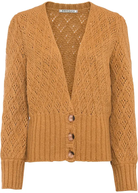 Cardigan in filato fine, bonprix