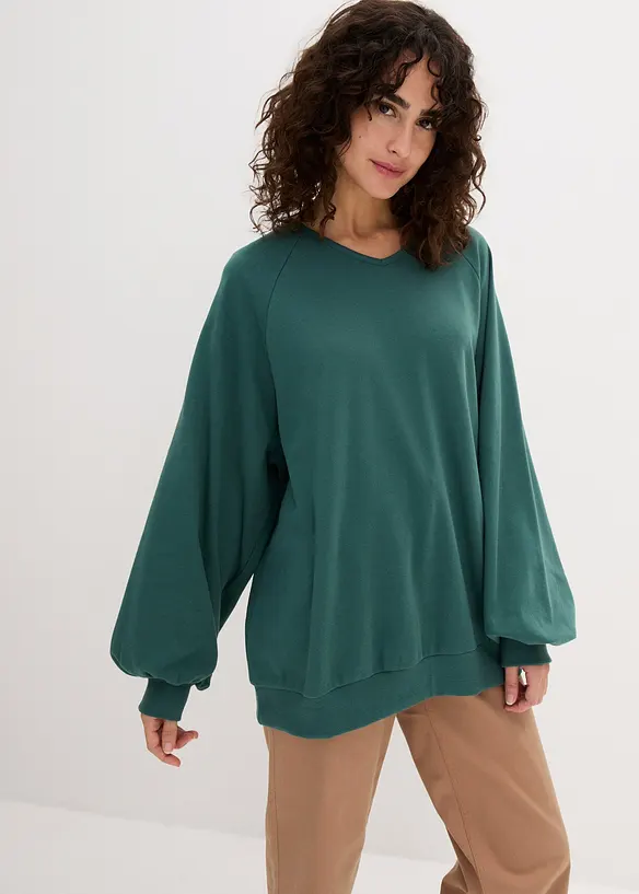 Maxi maglia in puro cotone, bonprix